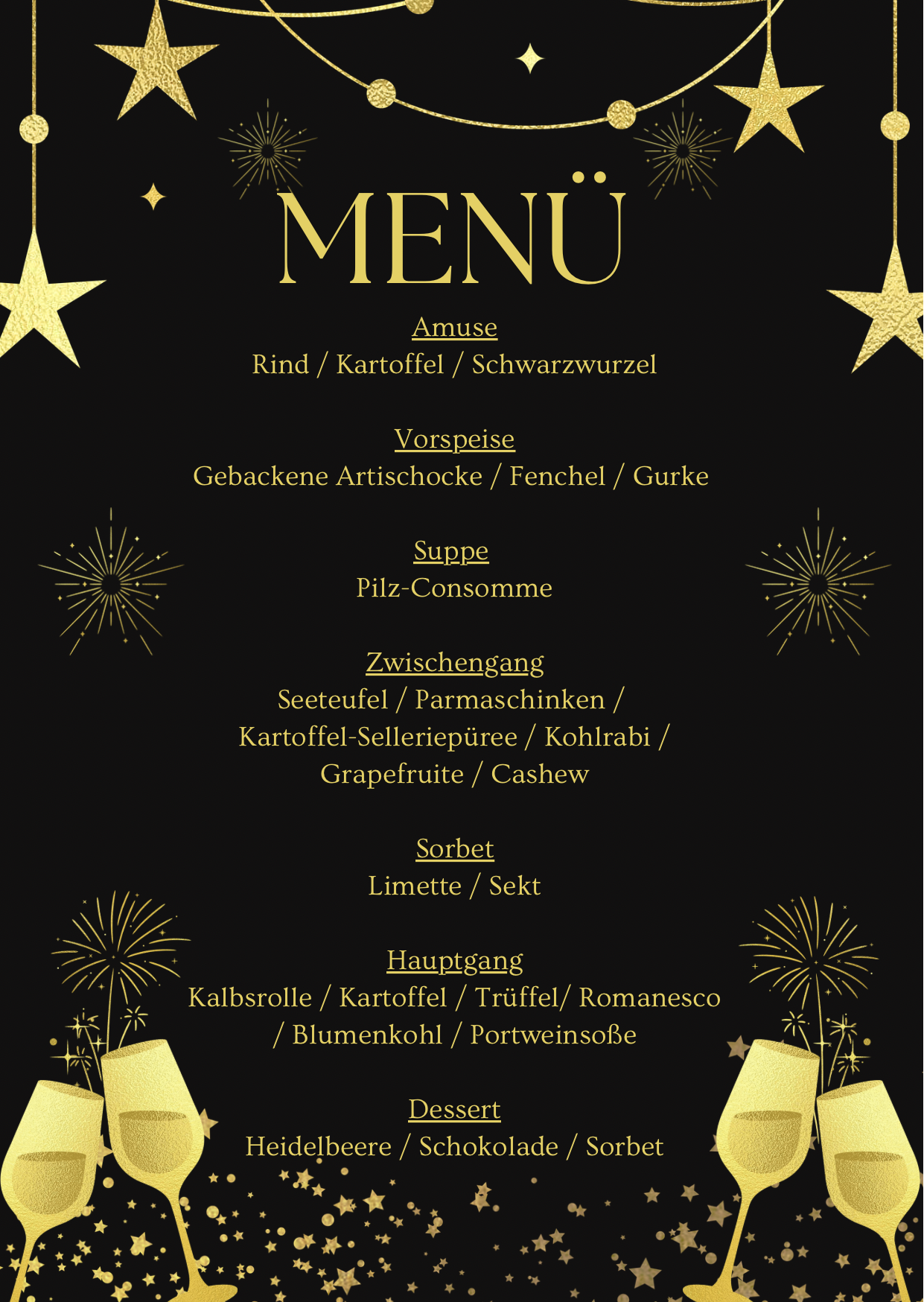 Silvester Menü 2026